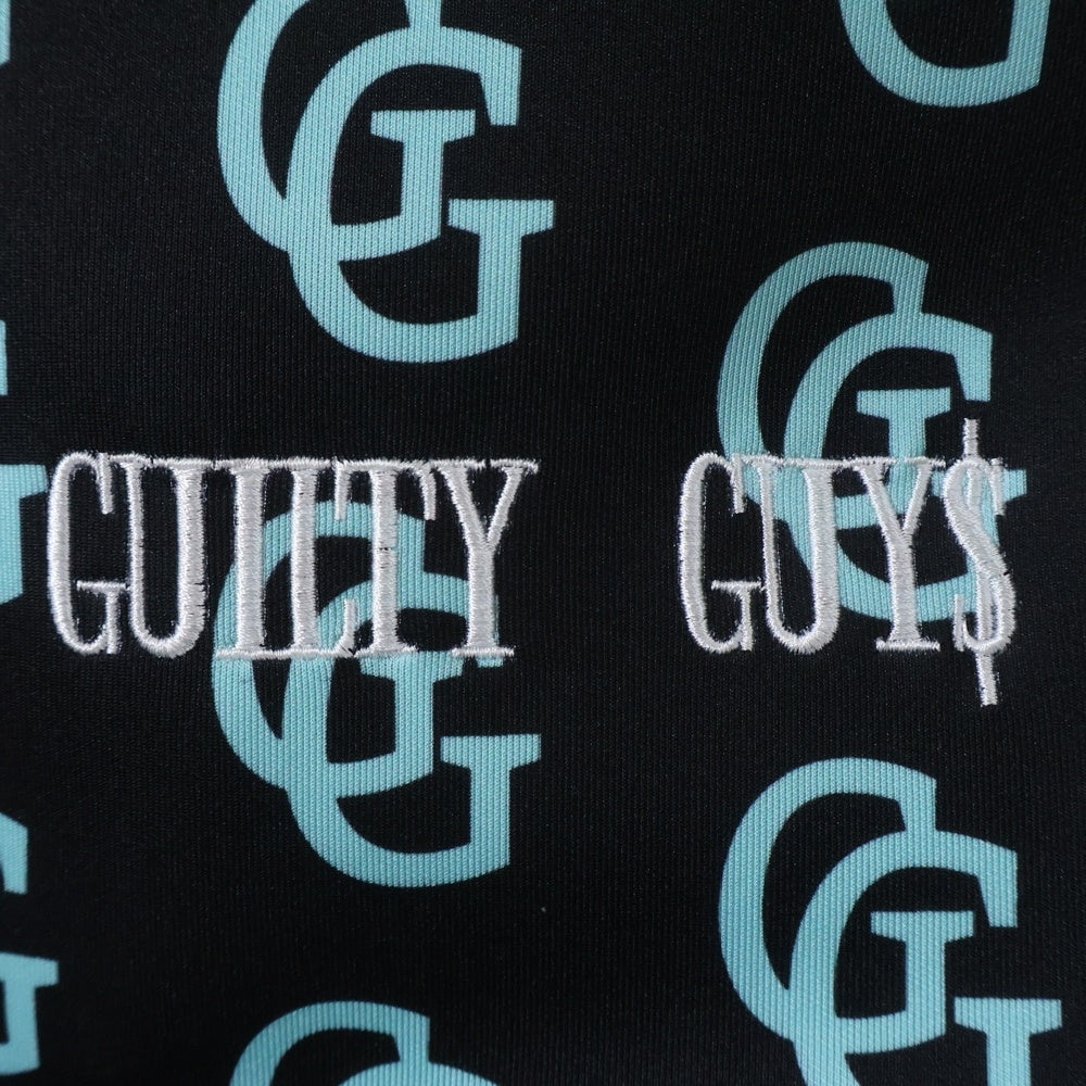 GALFY GUYS(ガルフィガイズ) MONOGRAM TRACK JACKET SETUP トラックジャケット トラックパンツ セットアップ ブラック GGロゴ 総柄