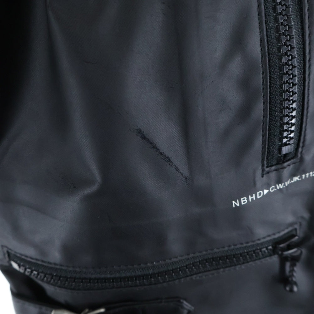 NEIGHBORHOOD(ネイバーフッド) Heather Gyey Wall thunderbolt ラバー ライダースジャケット