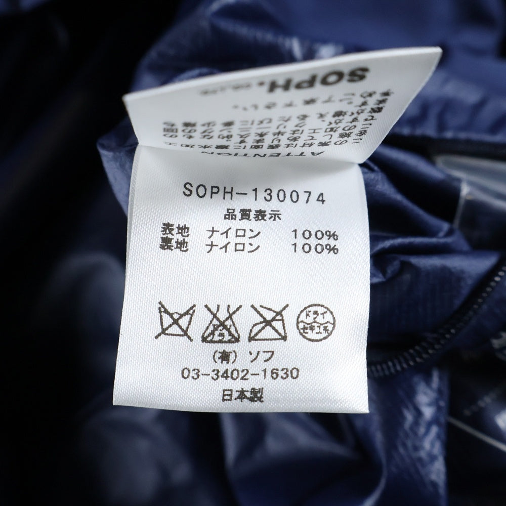 SOPH.(ソフネット) ×FRAGMENT 13SS FSF SHORT MODS COAT マウンテンパーカー ブルー