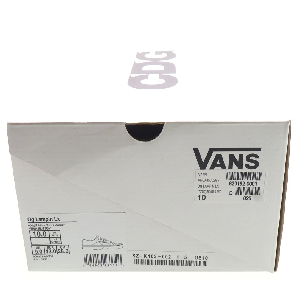 VANS(ヴァンズ) CDG Og Lampin Lx キャンバス ローカットスニーカー VN0A45J62GY 28cm/US10 ブラック
