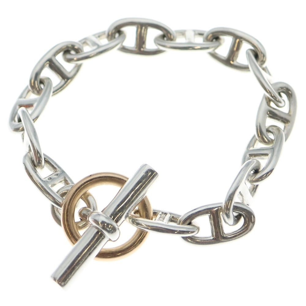 HERMES(エルメス) Chaine d'Ancre GM シェーヌダンクル パティーヌ GM 14コマ シルバー/ゴールド