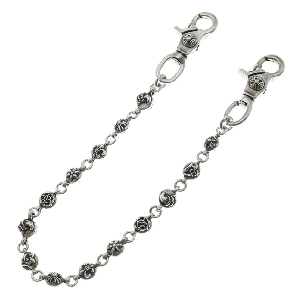 CHROME HEARTS(クロムハーツ) 2BALL SHORT-S/2クリップショート#2マルチボール ウォレットチェーン シルバー