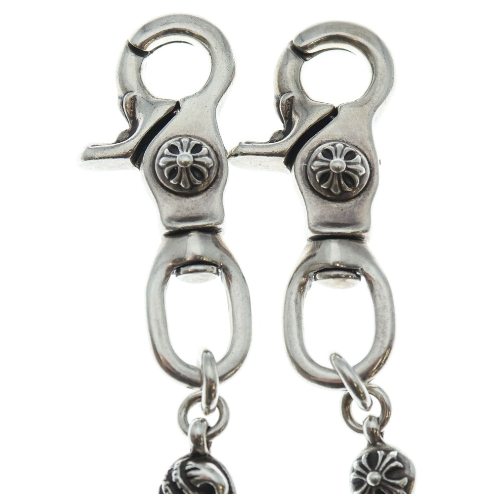 CHROME HEARTS(クロムハーツ) 2BALL SHORT-S/2クリップショート#2マルチボール ウォレットチェーン シルバー