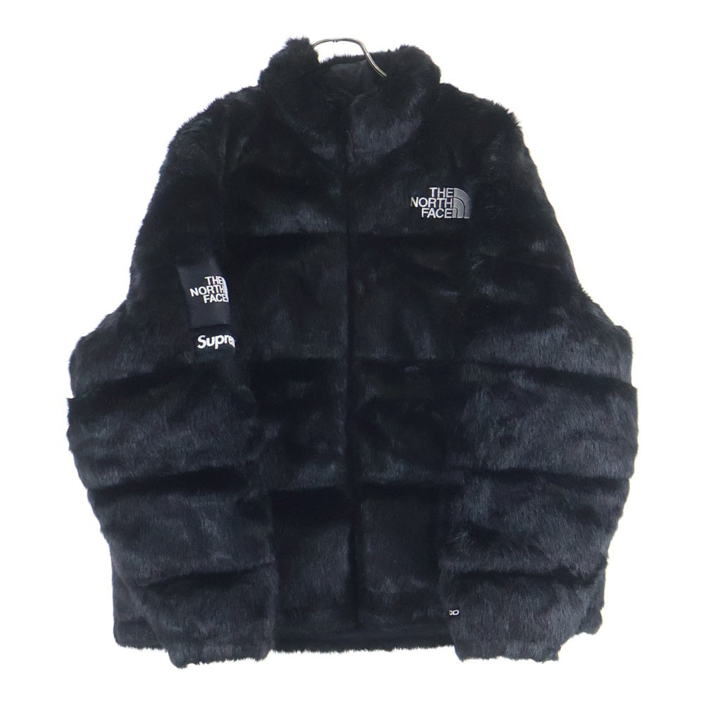 SUPREME(シュプリーム) 20AW ×THE NORTH FACE Faux Fur Nuptse Jacket ファー ヌプシ ダウンジャケット ND92001I ブラック