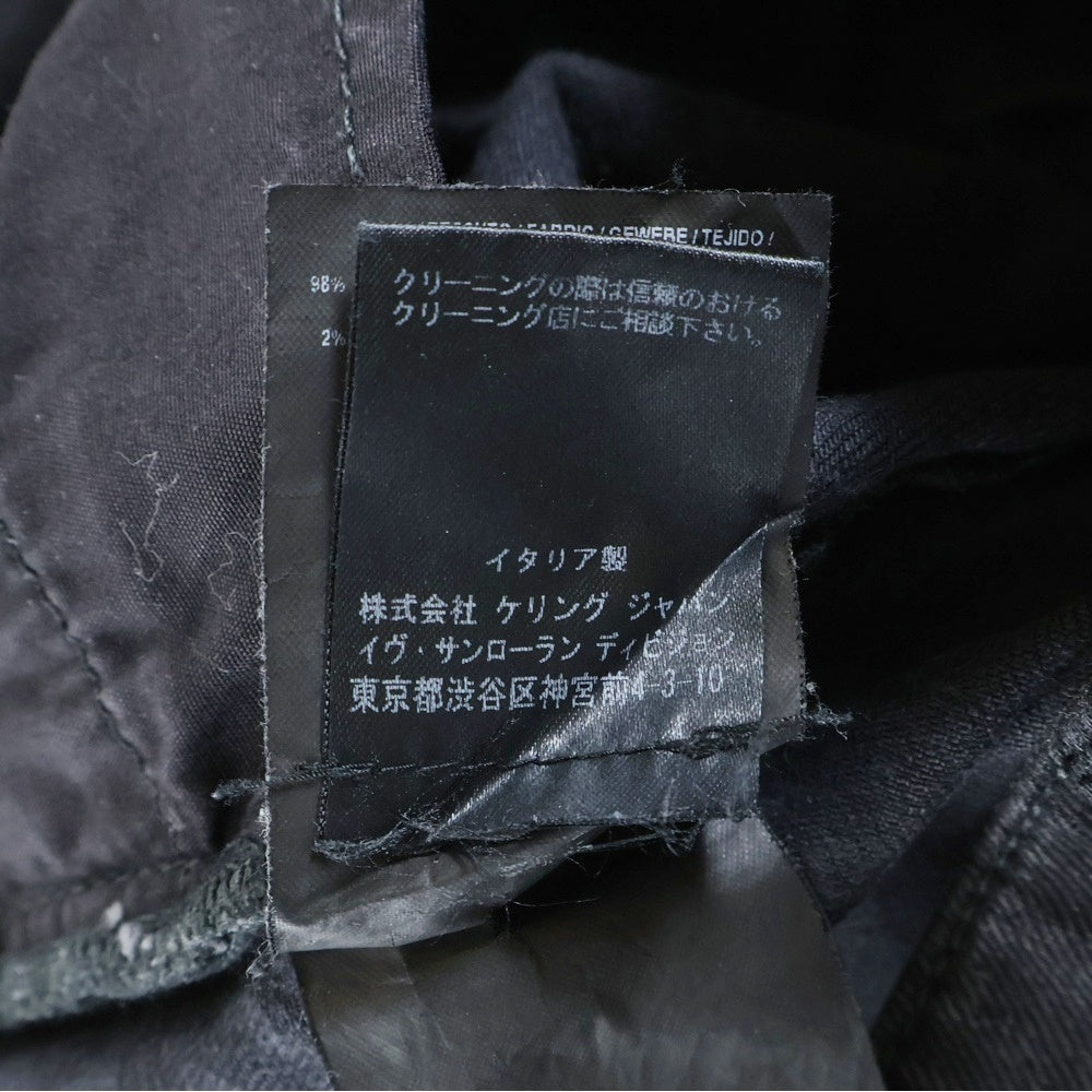 SAINT LAURENT PARIS(サンローランパリ) 17SS ストレート デニムパンツ ブラック 525173