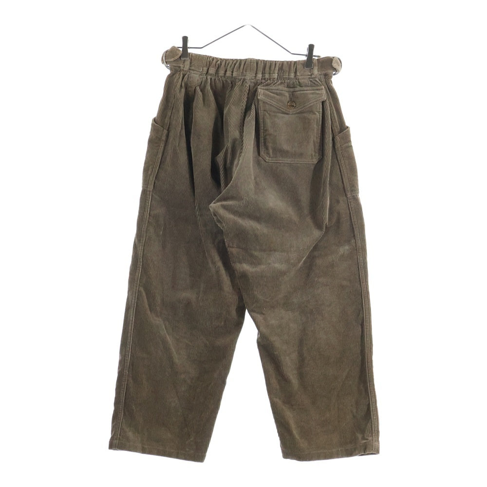 COMME des GARCONS HOMME PLUS(コムデギャルソンオムプリュス) 04AW サイドアジャスター コーディロイ パンツ ブラウン PN-P003