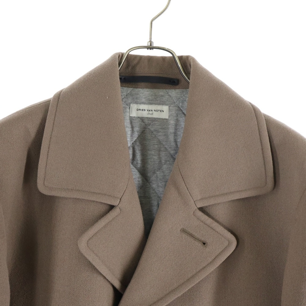 DRIES VAN NOTEN(ドリスヴァンノッテン) 中綿 ウール ピーコート 3952-2301 ブラウン