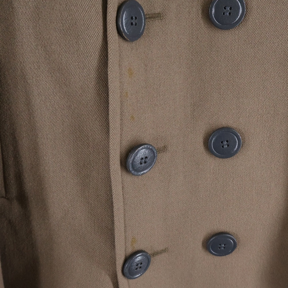 DRIES VAN NOTEN(ドリスヴァンノッテン) 中綿 ウール ピーコート 3952-2301 ブラウン