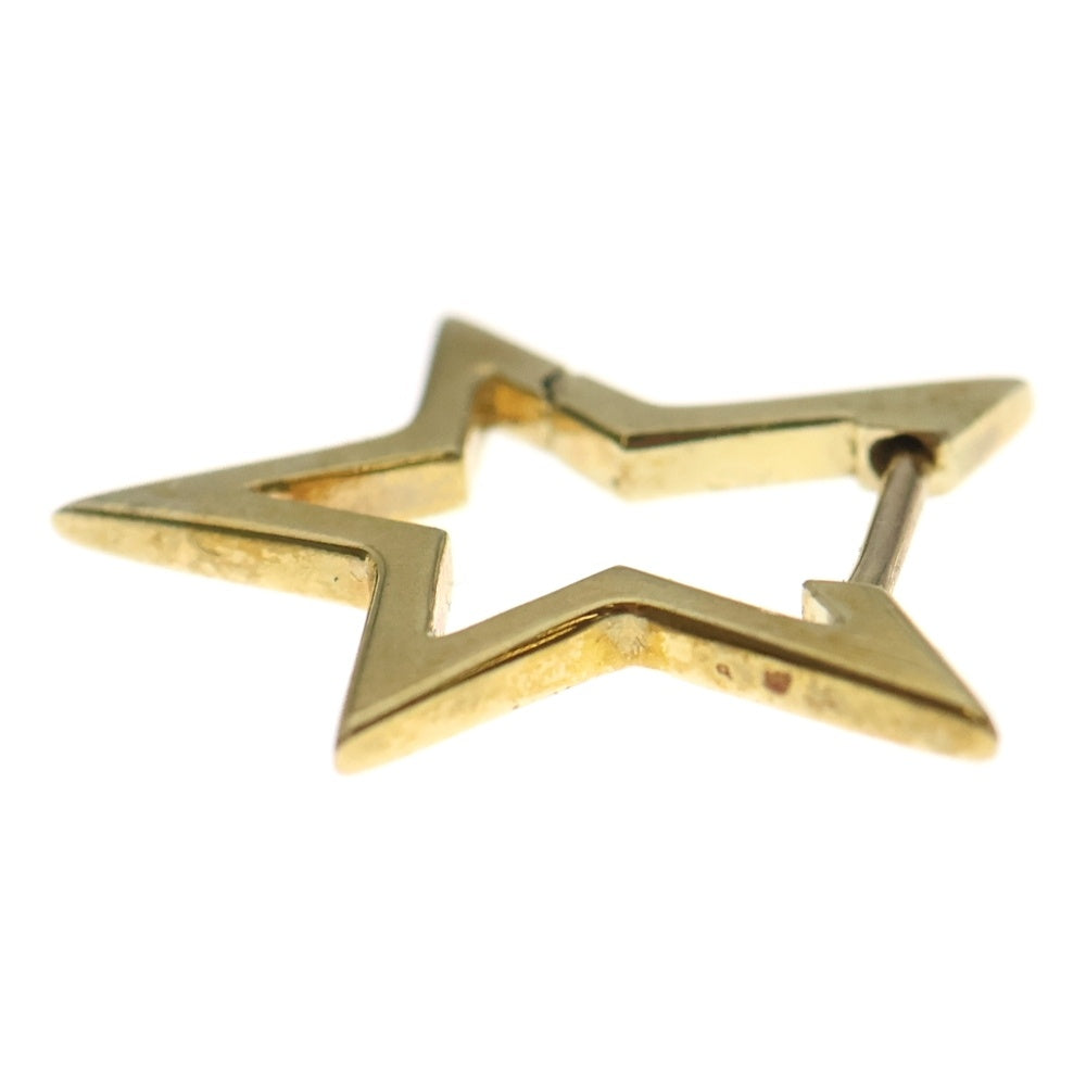 NO BRAND(ノーブランド) MAYU Hoop star pierced earring マユ フープスター ピースド ピアス ゴールド レディース