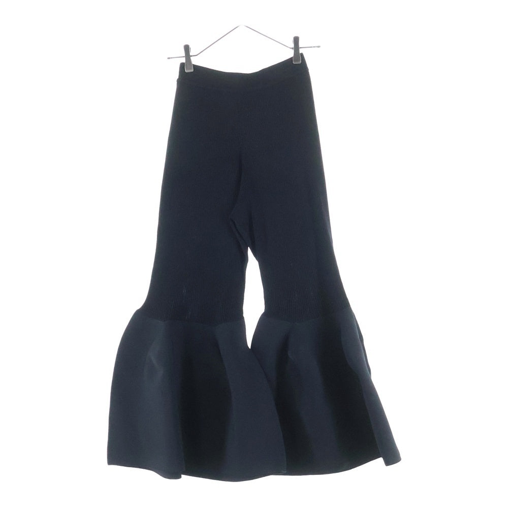 CFCL(シーエフシーエル) POTTERY CUPRO BELL BOTTOM PANTS ベルボトム パンツ CF006KF005 ブラック レディース