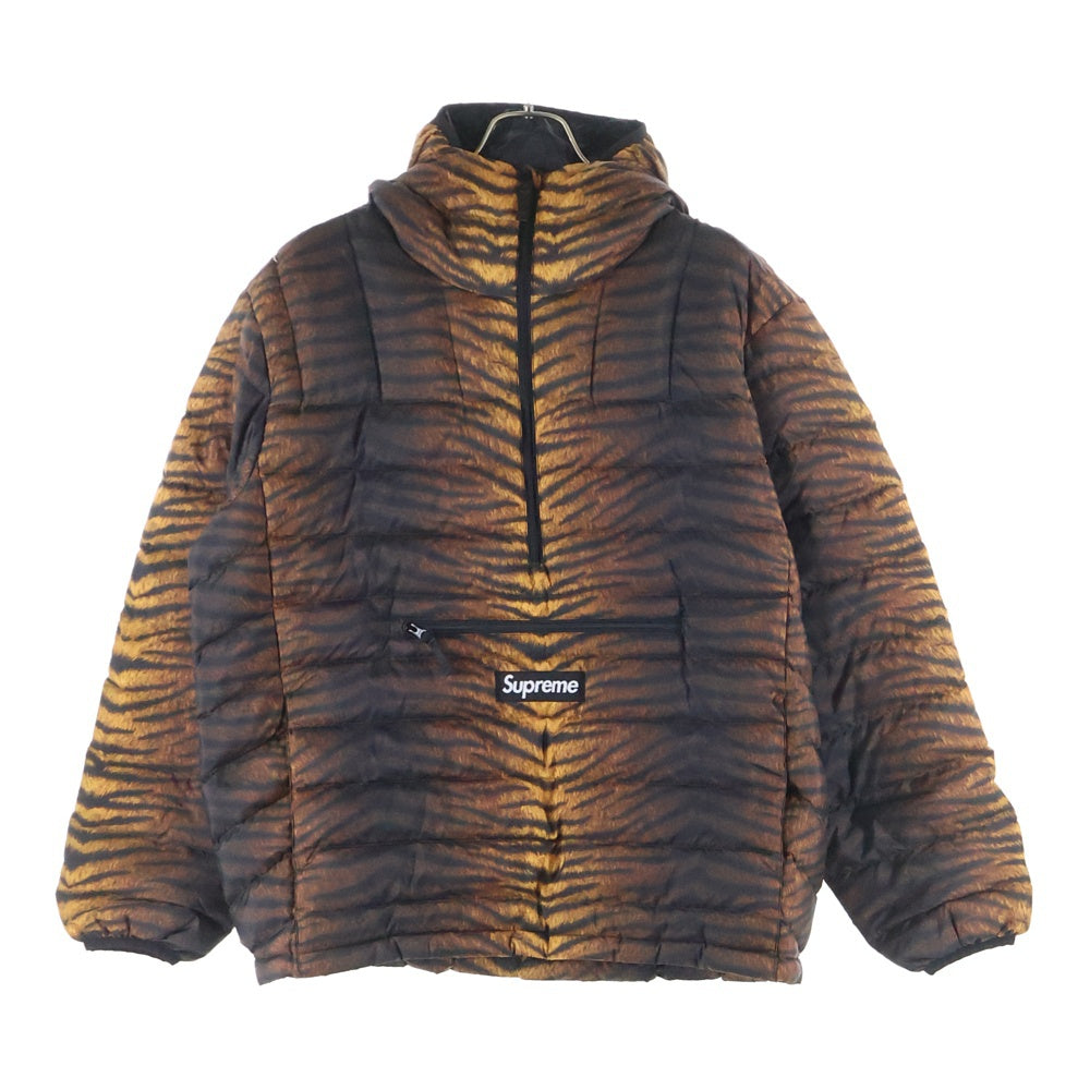 SUPREME(シュプリーム) 25AW MICRO DOWN HALF ZIP HOODED PULLOVER タイガー ハーフジップ マイクロダウンジャケット ブラウン