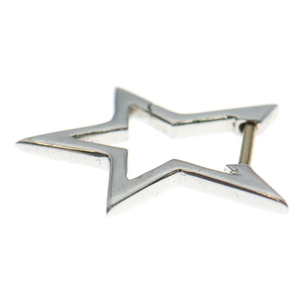 NO BRAND(ノーブランド) MAYU Hoop star pierced earring マユ フープスター ピースド ピアス シルバー レディース