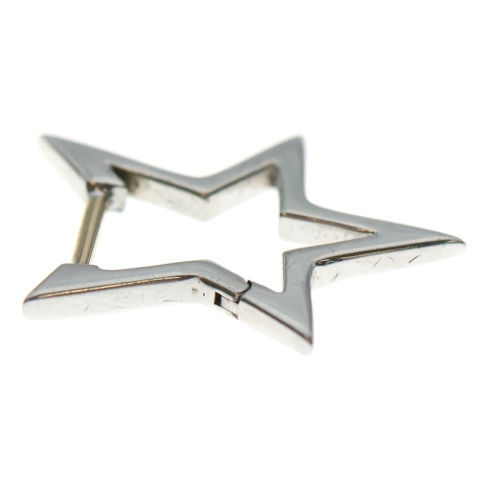 NO BRAND(ノーブランド) MAYU Hoop star pierced earring マユ フープスター ピースド ピアス シルバー レディース