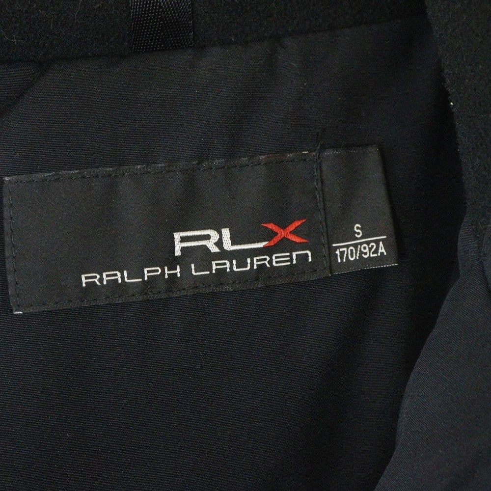 RLX RALPHLAUREN(アール エル エックス ラルフ ローレン) ジップアップ ファーフーディ ダウンジャケット 710634980001 ブラック