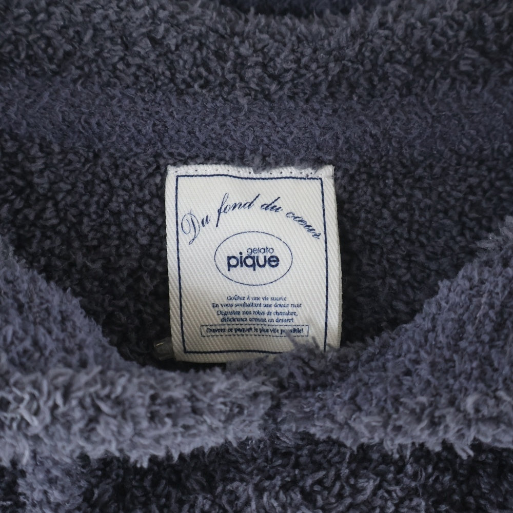 gelato pique(ジェラートピケ) Powder Star Pullover Parker & Long Pants PWNT224022 パウダースター プルオーバー パーカー パンツ セットアップ グレー レディース