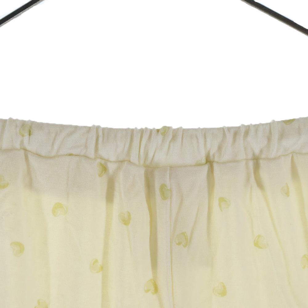 gelato pique(ジェラートピケ) レーヨン混 ハートロゴ セットアップ ルームウェア PWCP252310 ホワイト レディース