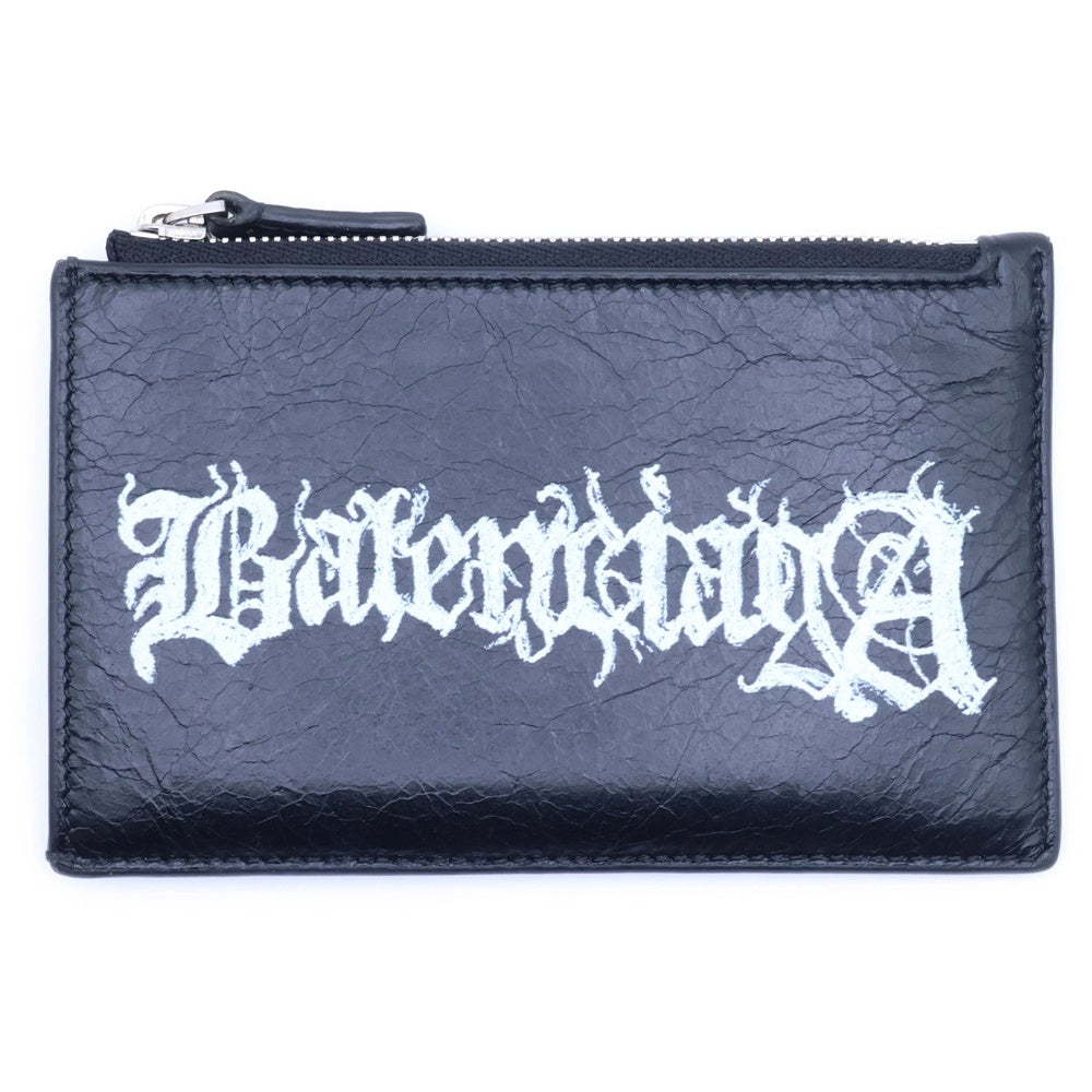 BALENCIAGA(バレンシアガ) DIY METAL LOGO フラグメントケース コインケース ブラック 6405352