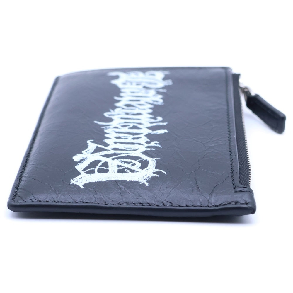 BALENCIAGA(バレンシアガ) DIY METAL LOGO フラグメントケース コインケース ブラック 6405352