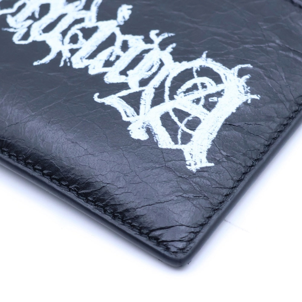 BALENCIAGA(バレンシアガ) DIY METAL LOGO フラグメントケース コインケース ブラック 6405352