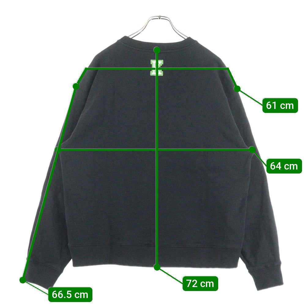 KENZO(ケンゾー) 23SS PIXEL TIGER CREW NECK SWEAT ピクセルタイガー クルーネック スウェットトレーナー ブラック FD55SW5004ME