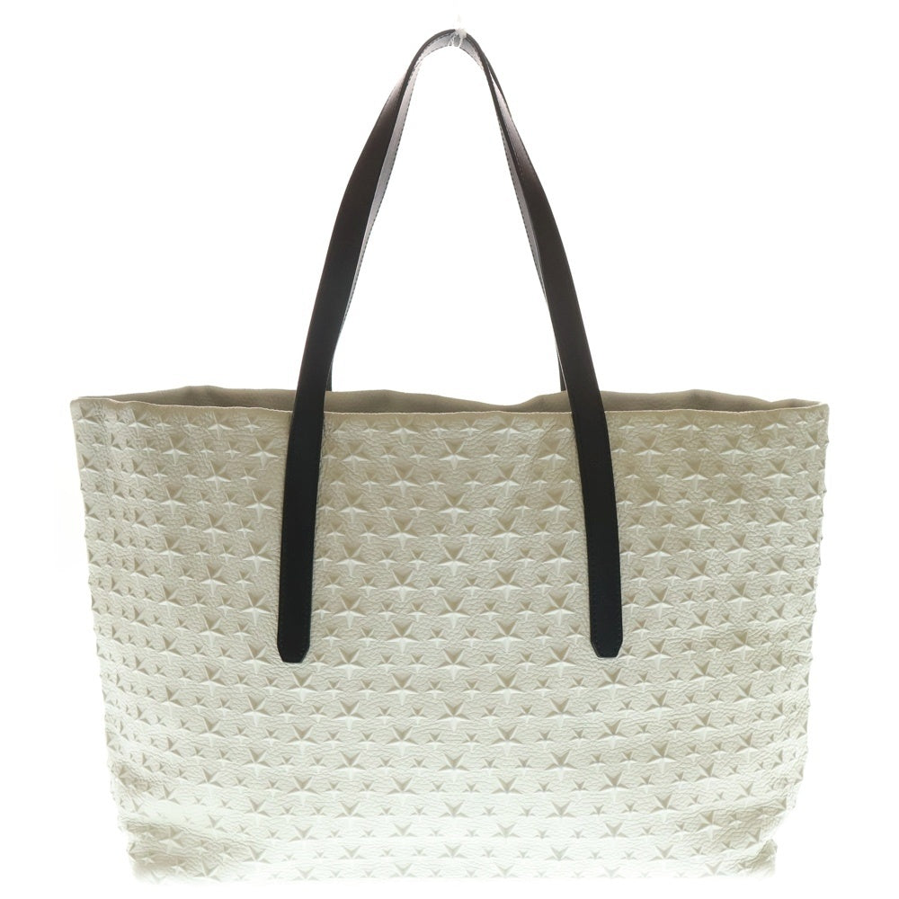 JIMMY CHOO(ジミーチュウ) ソフィア スターエンボス レザートートバッグ ホワイト レディース