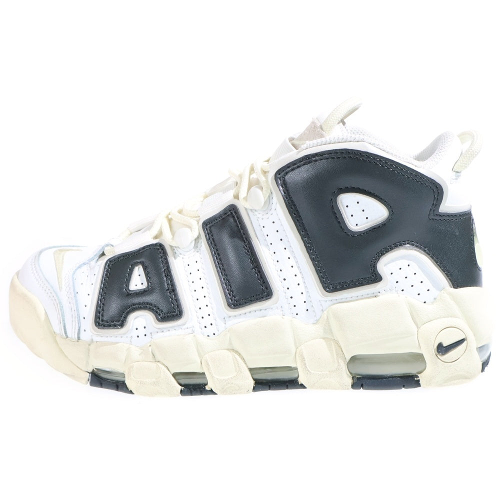 NIKE(ナイキ) Women's Air More Uptempo ウィメンズ エアモアアップテンポ ハイカットスニーカー FB8480-100 ホワイト/ブラック US7.5/24.5cm レディース