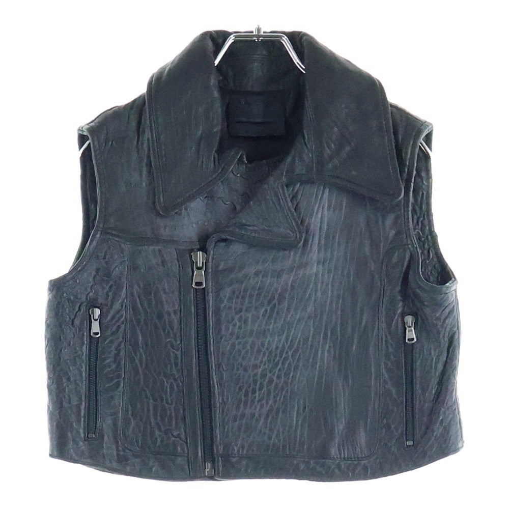 DIESEL BLACK GOLD(ディーゼルブラックゴールド) 絞り加工 ジップ 
