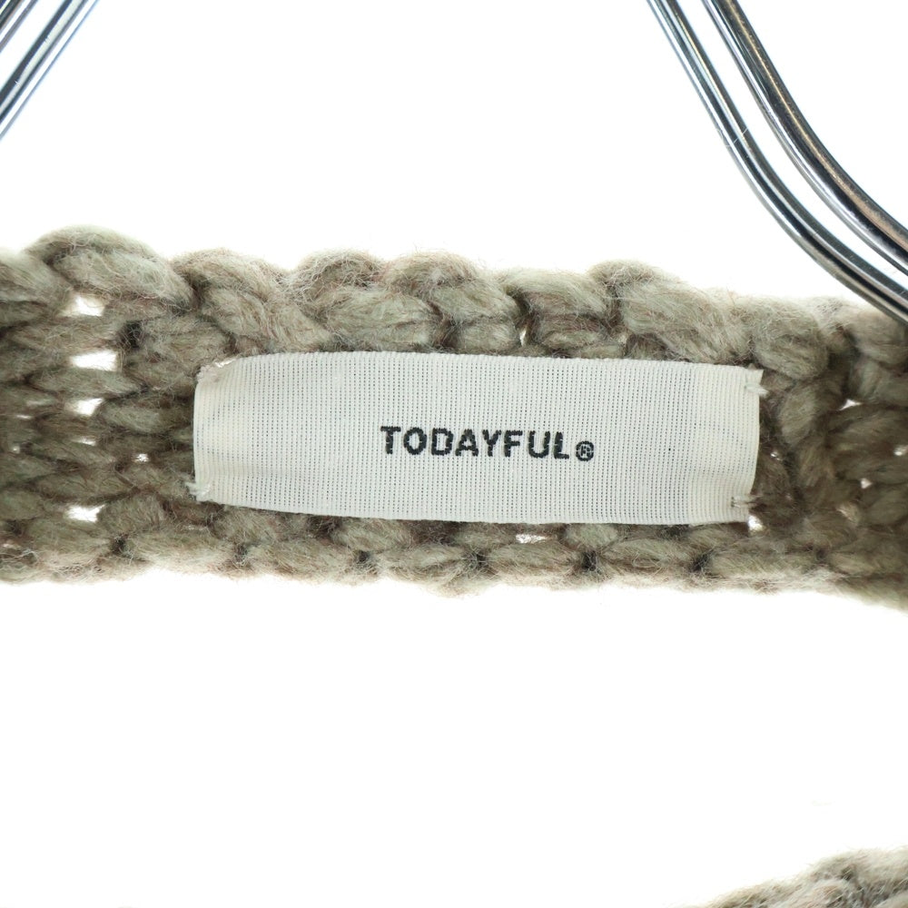TODAYFUL(トゥデイフル) Lowgauge Sleeve Knit スリーブニット 11920514 ベージュ レディース