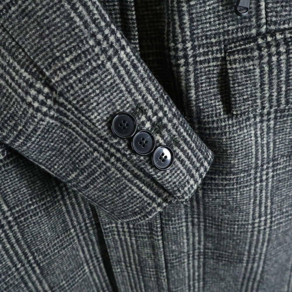 DIESEL BLACK GOLD(ディーゼルブラックゴールド) ジップアップ ロングウールコート 00E10300663 ブラック レディース