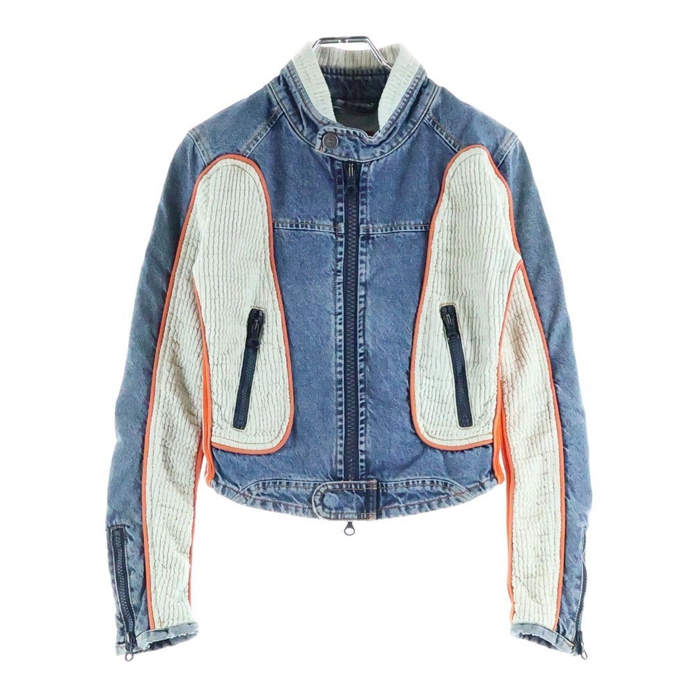 DIESEL(ディーゼル) DE-LIGHT-S キルティング切り替え デニムレーシングジャケット A09140 レディース