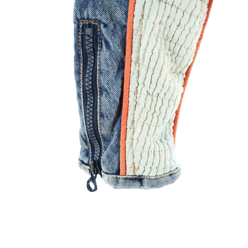 DIESEL(ディーゼル) DE-LIGHT-S キルティング切り替え デニムレーシングジャケット A09140 レディース