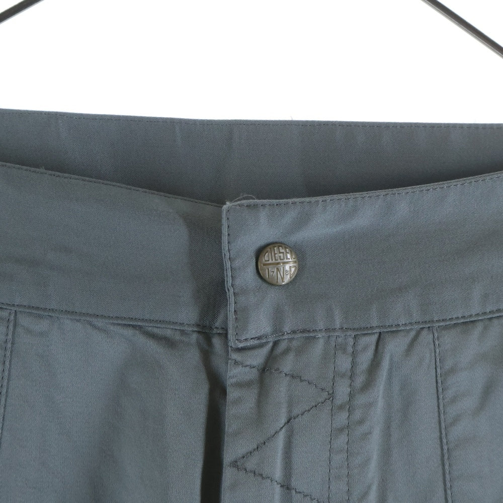 DIESEL(ディーゼル) P-MOON マルチポケット ワイドカーゴパンツ A08795 グレー レディース