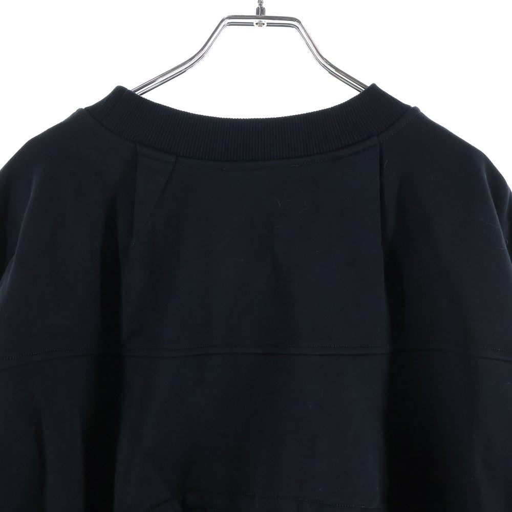 DIESEL(ディーゼル) F-MONDY FELPA ドローコード クルーネックスウェットシャツ 00S75P ブラック レディース