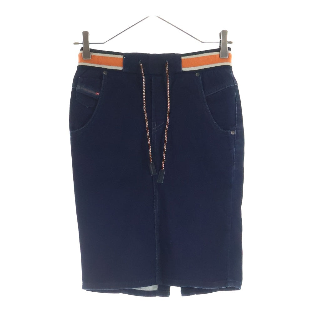 DIESEL(ディーゼル) SKRIB-NE スリット デニムタイトスカート インディゴ レディース