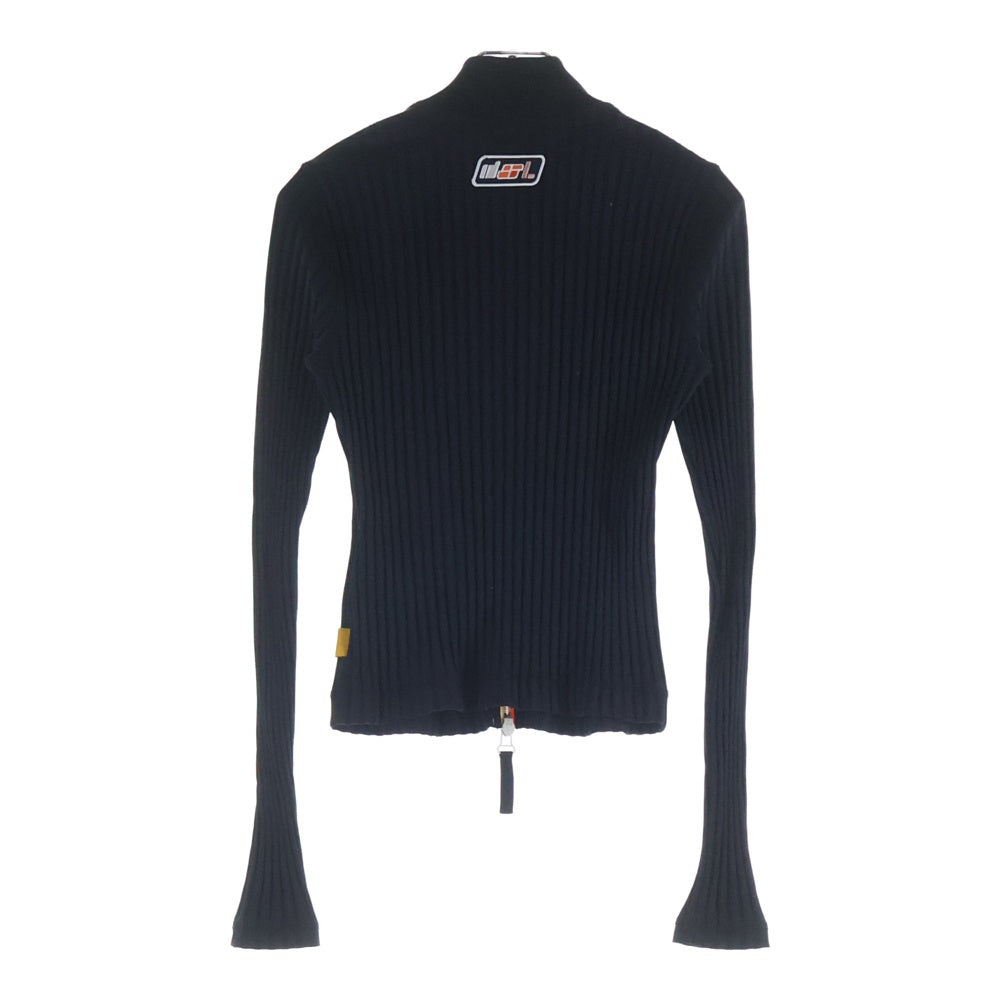 DIESEL(ディーゼル) T-RIB 0DRBR ダブルジップ プリーツ トラックジャケット A07318 ブラック レディース