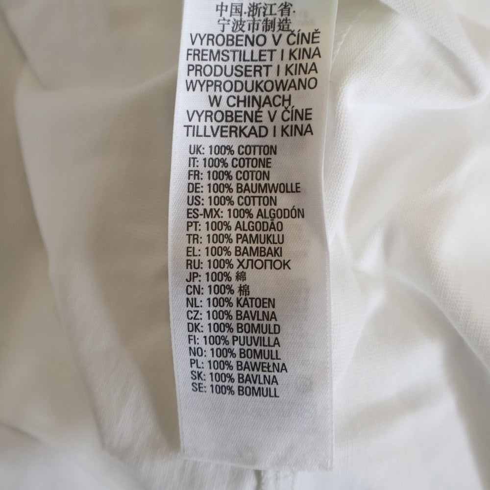 DIESEL(ディーゼル) T-VAITE ショート丈 Vネック 半袖ポロシャツ A04609 ホワイト レディース