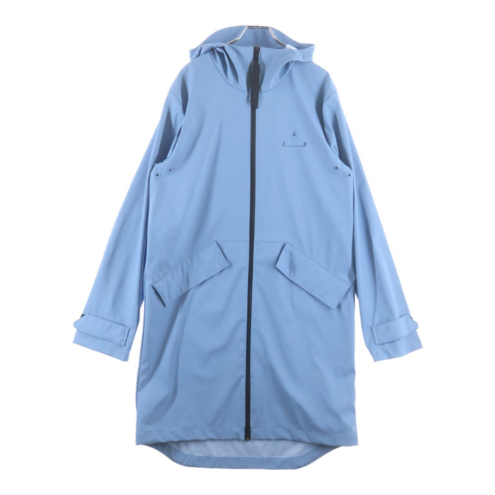 JORDAN BRAND(ジョーダンブランド) TRENCH JKT CHAMBRAY ジップアップ エンジニア フーディトレンチコート DV7692-427 ライトブルー レディース