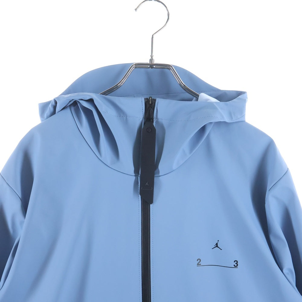 JORDAN BRAND(ジョーダンブランド) TRENCH JKT CHAMBRAY ジップアップ エンジニア フーディトレンチコート DV7692-427 ライトブルー レディース