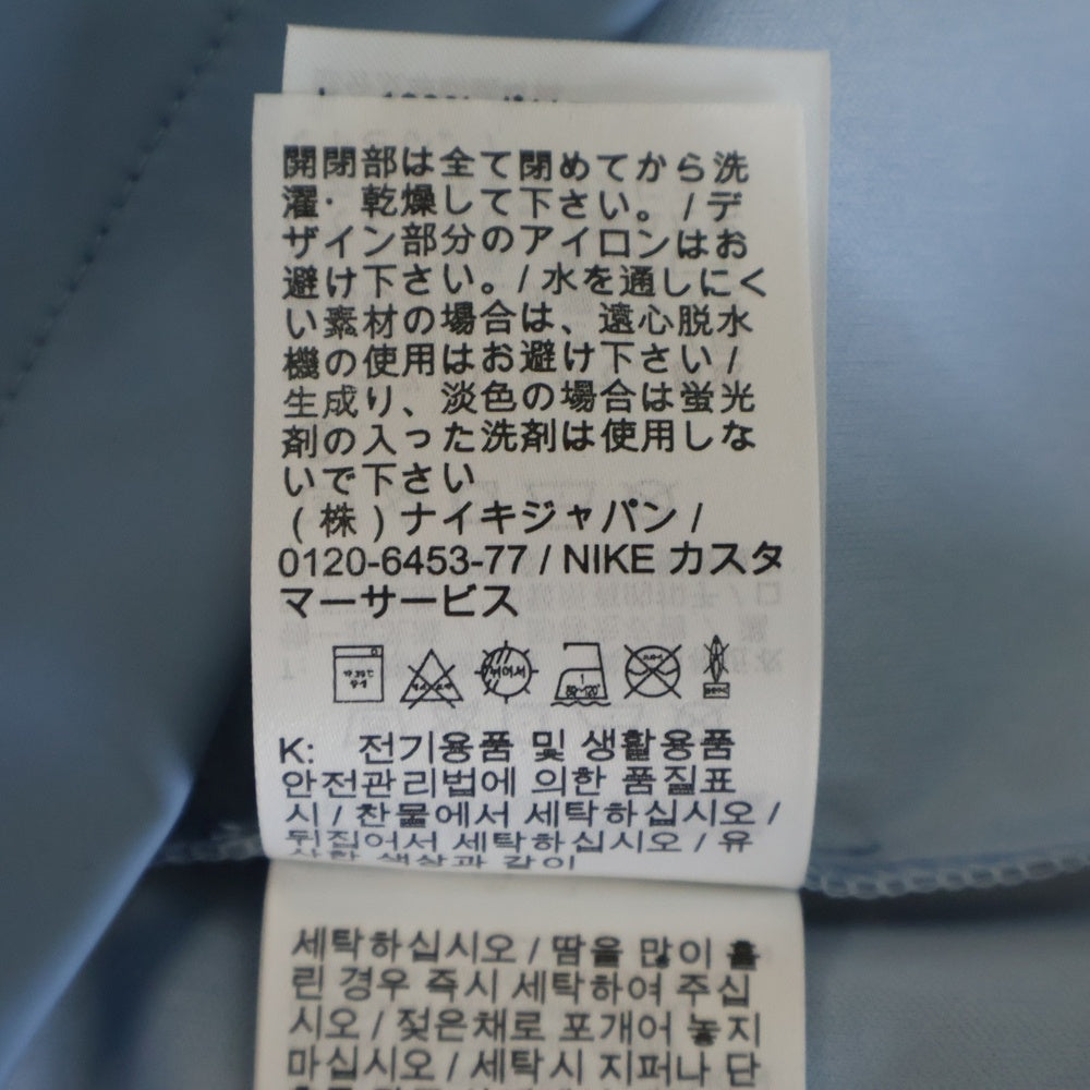JORDAN BRAND(ジョーダンブランド) TRENCH JKT CHAMBRAY ジップアップ エンジニア フーディトレンチコート DV7692-427 ライトブルー レディース