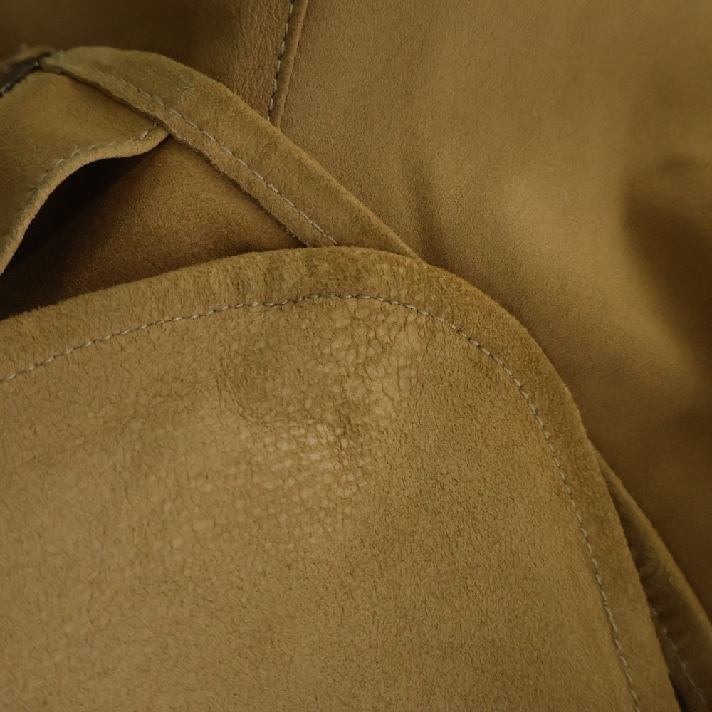 LE CIEL BLEU(ルシェルブルー) ジップアップ ラムレザー ジップアップブルゾン 13S64035 ブラウン レディース