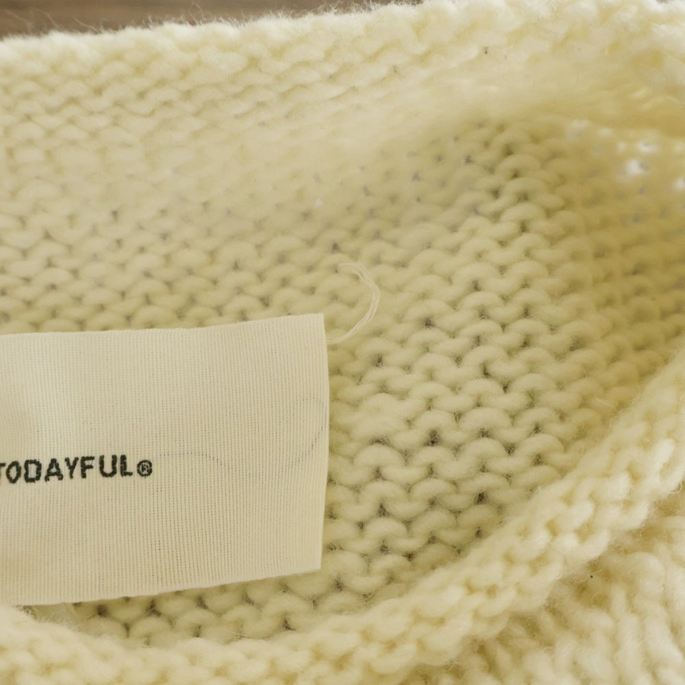 TODAYFUL(トゥデイフル) Vintage Hand Knit ヴィンテージ ハンドニット セーター 12020512 アイボリー レディース