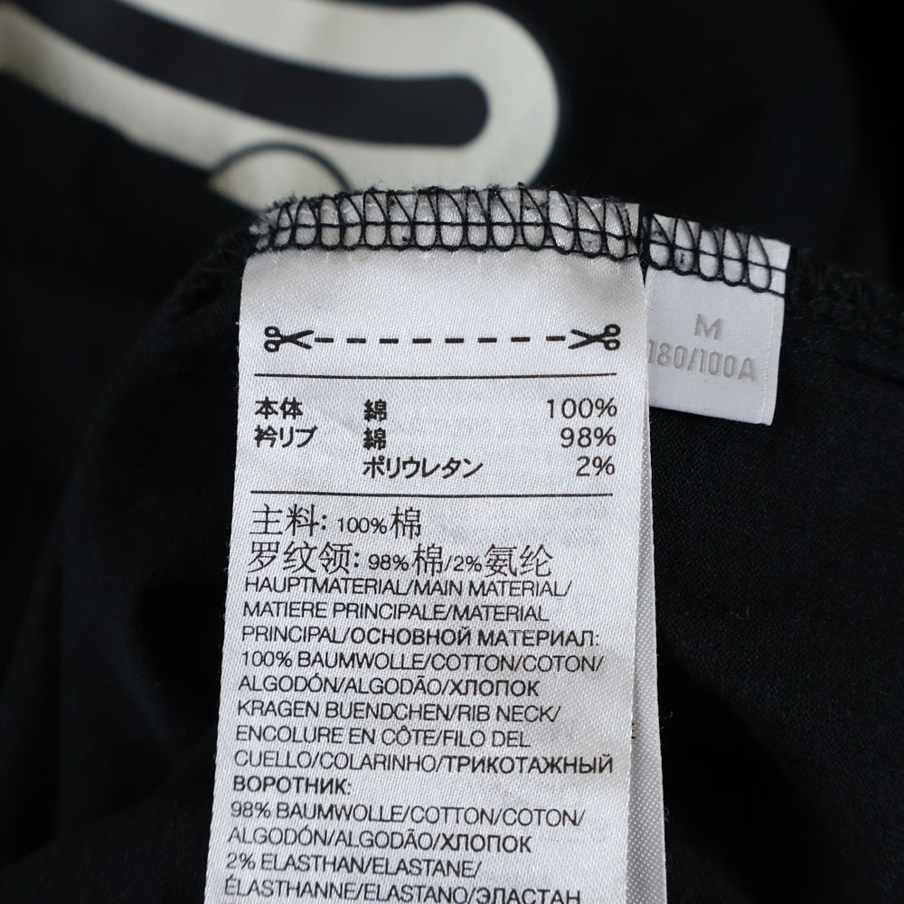 Y-3(ワイスリー) GFX YY SS TEE プリントロゴ クルーネック半袖Tシャツカットソー ブラック IQ2140
