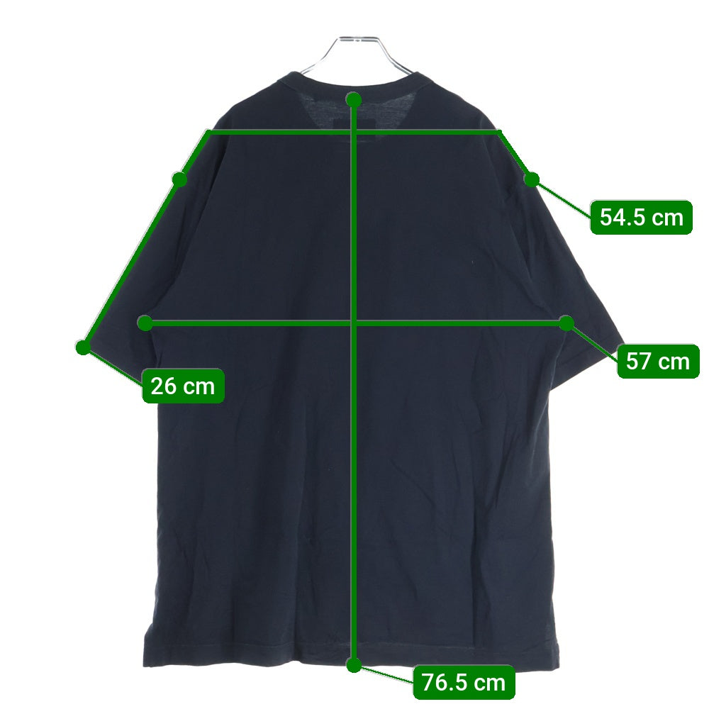Y-3(ワイスリー) GFX YY SS TEE プリントロゴ クルーネック半袖Tシャツカットソー ブラック IQ2140
