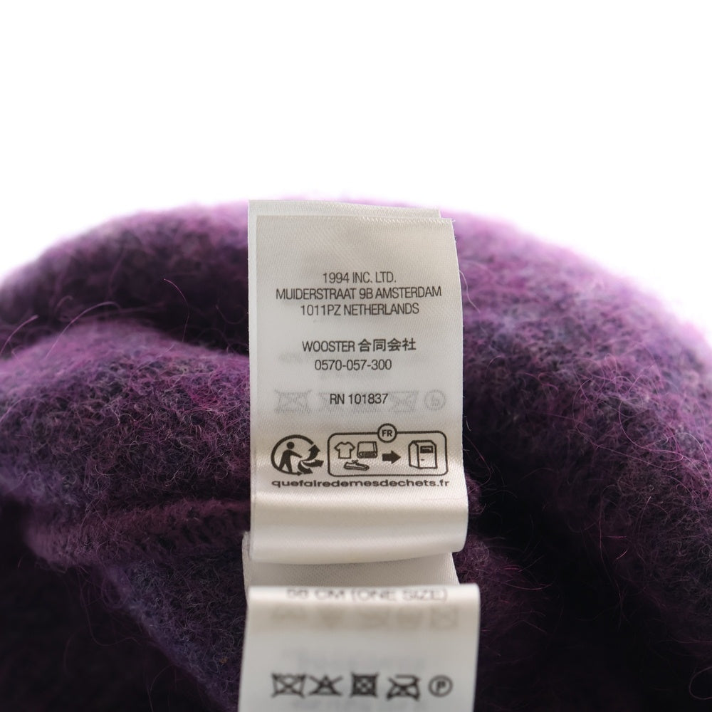 SUPREME(シュプリーム) 24AW Small Box Logo Mohair Beanie ビーニー ニットキャップ パープル