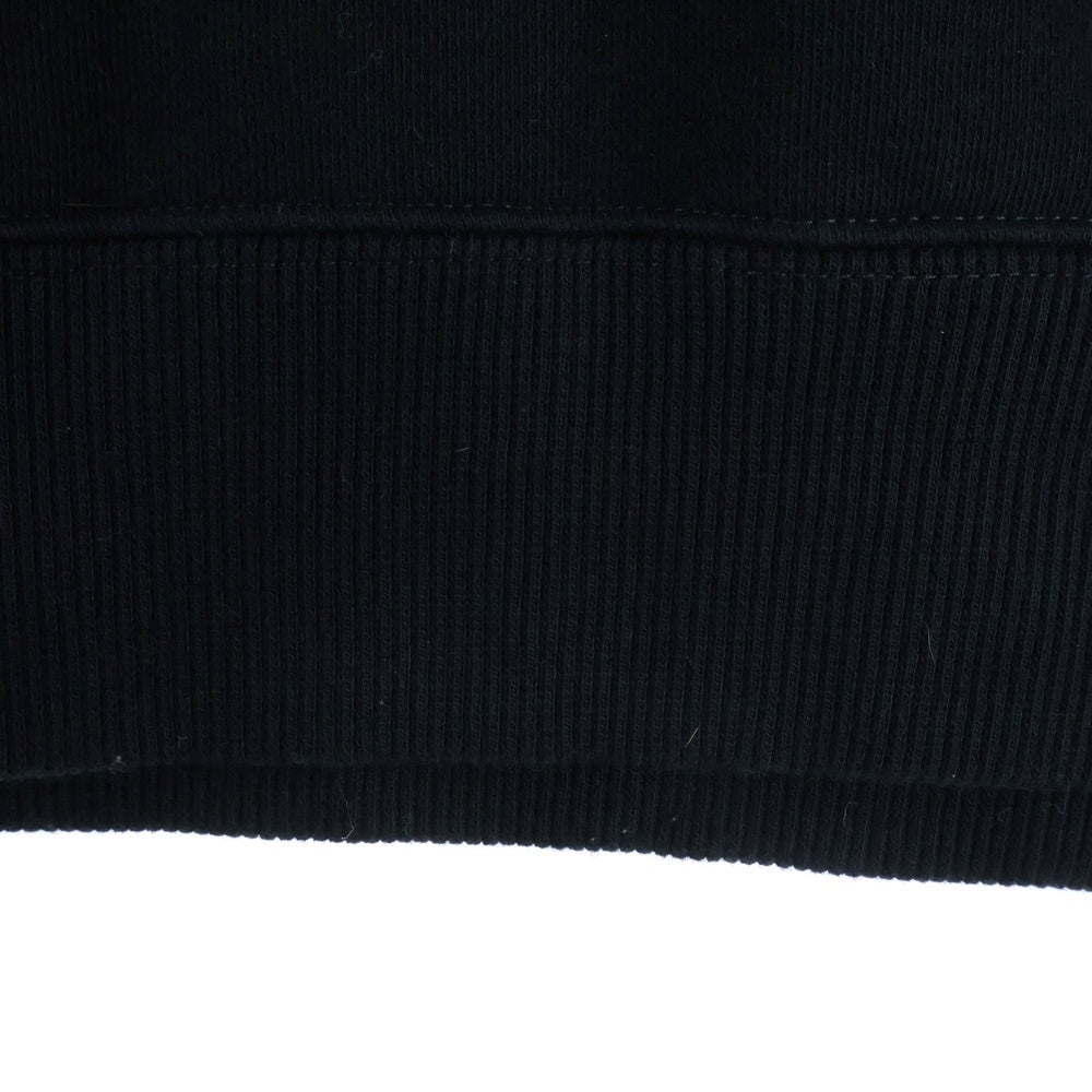 CELINE(セリーヌ) カレッジロゴ フロッキープリント クルーネックスウェットトレーナー ブラック RY030670Q.38AW