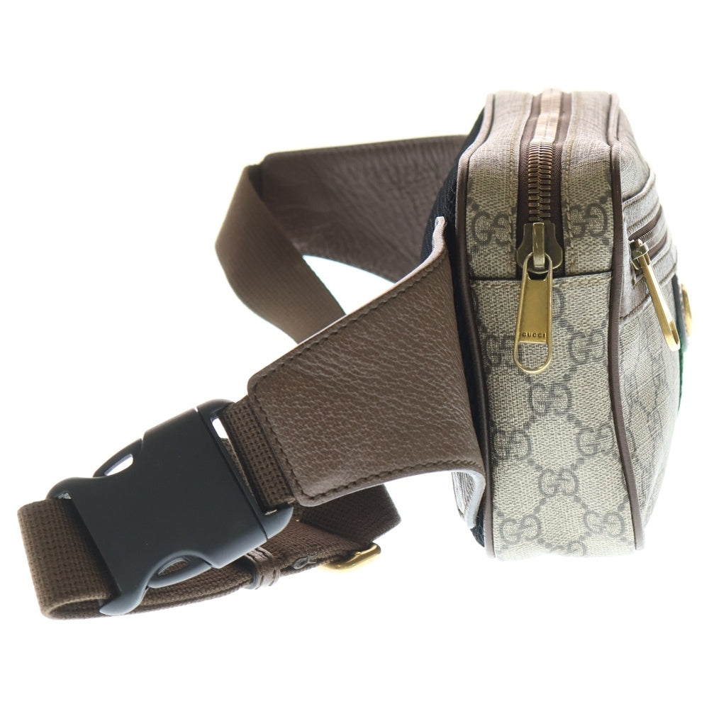 GUCCI(グッチ) オフィディア GGスプリーム ベルトバッグ ボディバッグ ウエストバッグ PVC ベージュ レディース