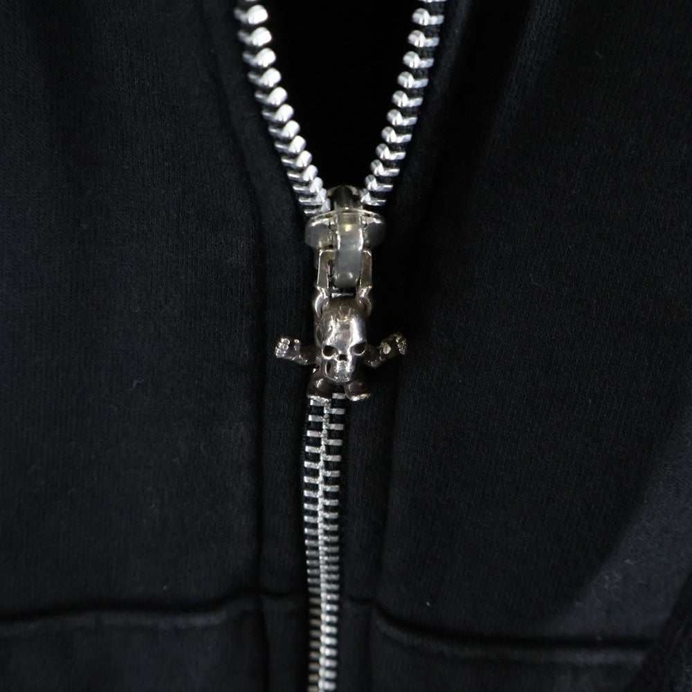 CHROME HEARTS(クロムハーツ) FOTI SWTSHRT HD ZIP フォティ バックプリントジップパーカー フーディ ブラック