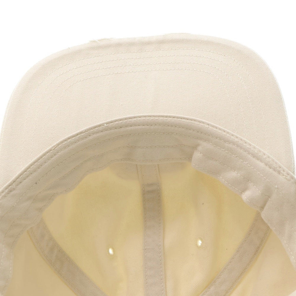 SUPREME(シュプリーム) 25AW Distressed Script Cap ディストレスト スクリプト キャップ アイボリー