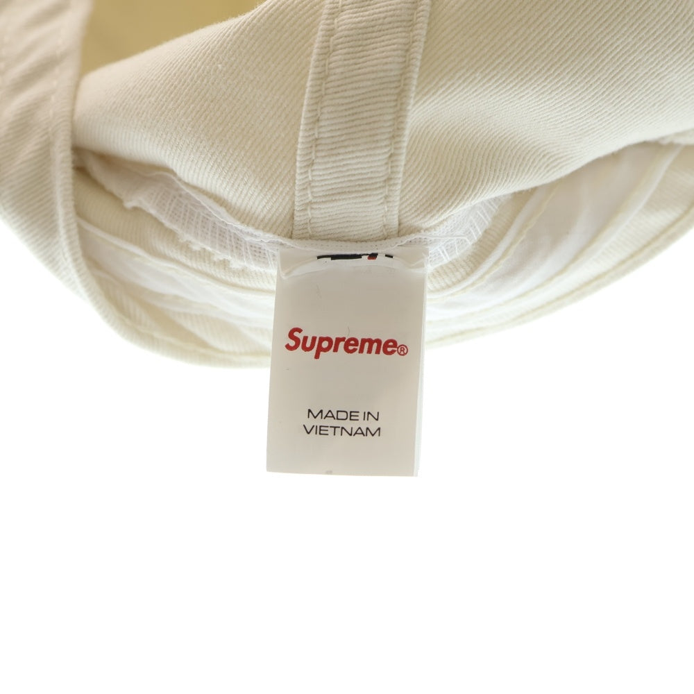 SUPREME(シュプリーム) 25AW Distressed Script Cap ディストレスト スクリプト キャップ アイボリー