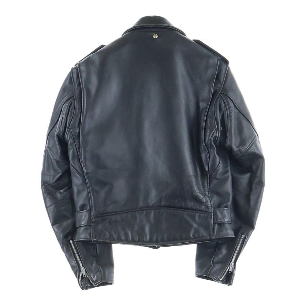 SCHOTT(ショット) 618 ダブルライダース ステアハイド 牛革 レザージャケット ブラック